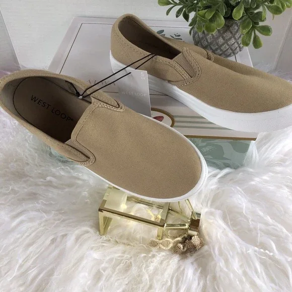 Women S West Loop Size Small 5/6 Slip On Tennis Shoes Sneakers NWT Brown… - Picture 13 of 16